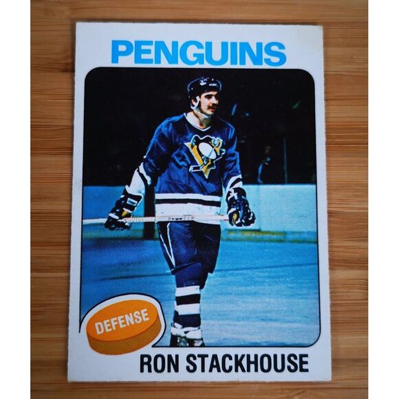 1975 OPC O-Pee-Chee Hockey #111 Ron Stackhouse EX - Picture 1 of 2
